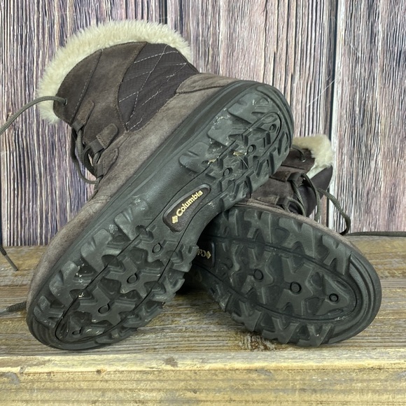 Women’s Columbia Ice Maiden II Quilted Brown Suede Boots- Size 6 - Picture 11 of 11